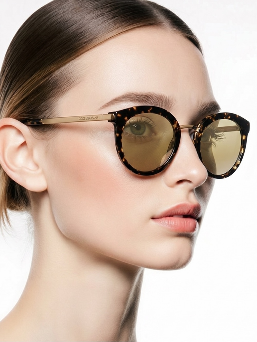 Dolce & Gabbana Gold‎ and Tortoiseshell Designer Eyewear
